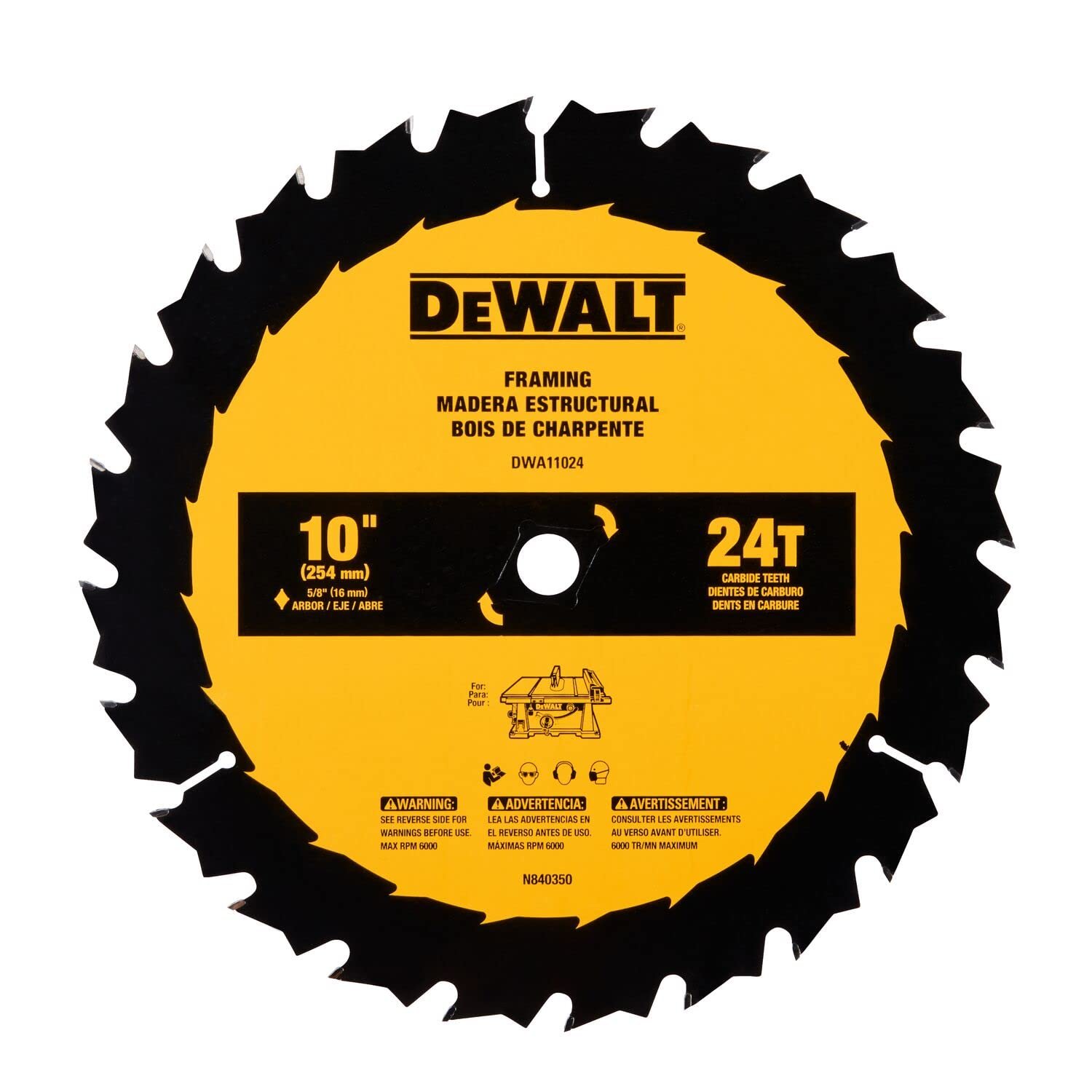 DEWALT 10 in. 24T General Purpose Saw Blade Review DEWALT 10 in. 24T General Purpose Saw Blade Review