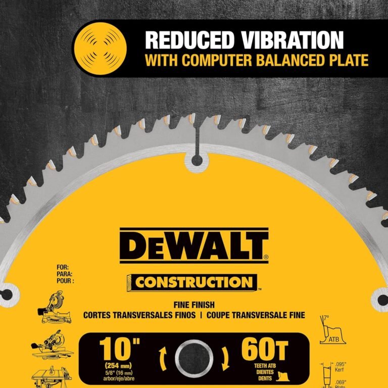 DEWALT 10-Inch Miter Saw Blades Review