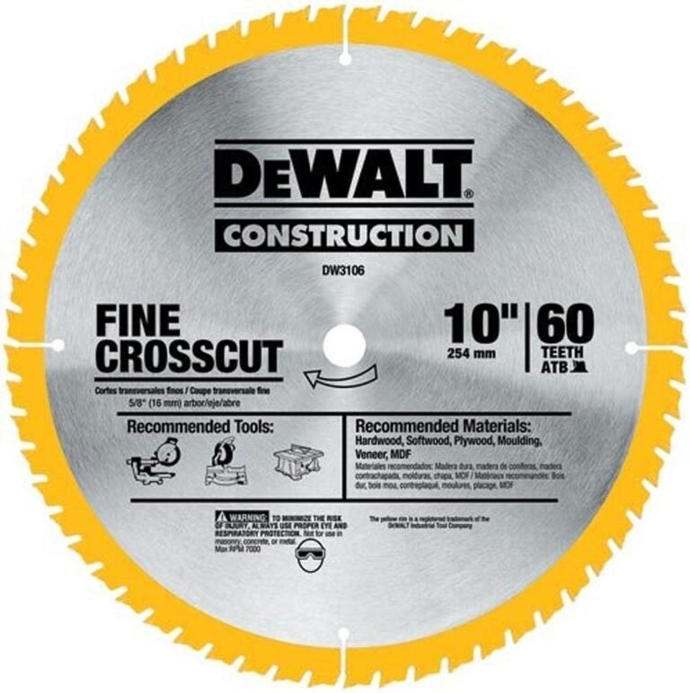 DEWALT 10-Inch Miter/Table Saw Blade Review