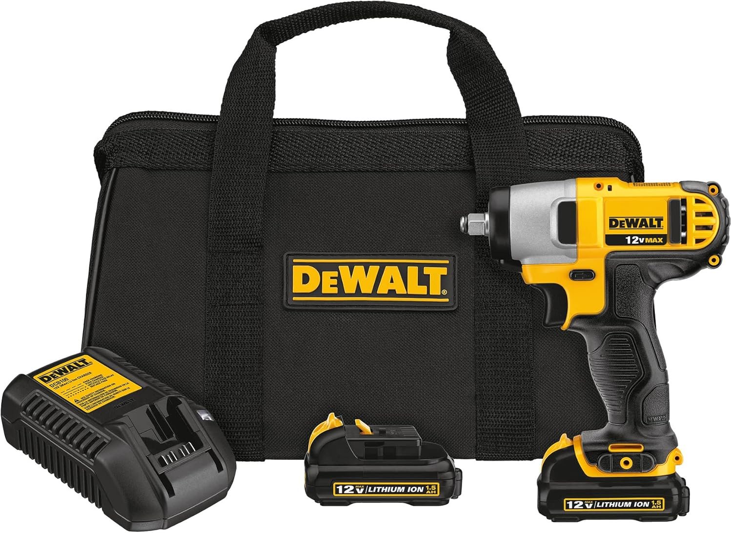 DEWALT 12V MAX Impact Wrench with Hog Ring, Cordless, 3/8-Inch (DCF813S2)