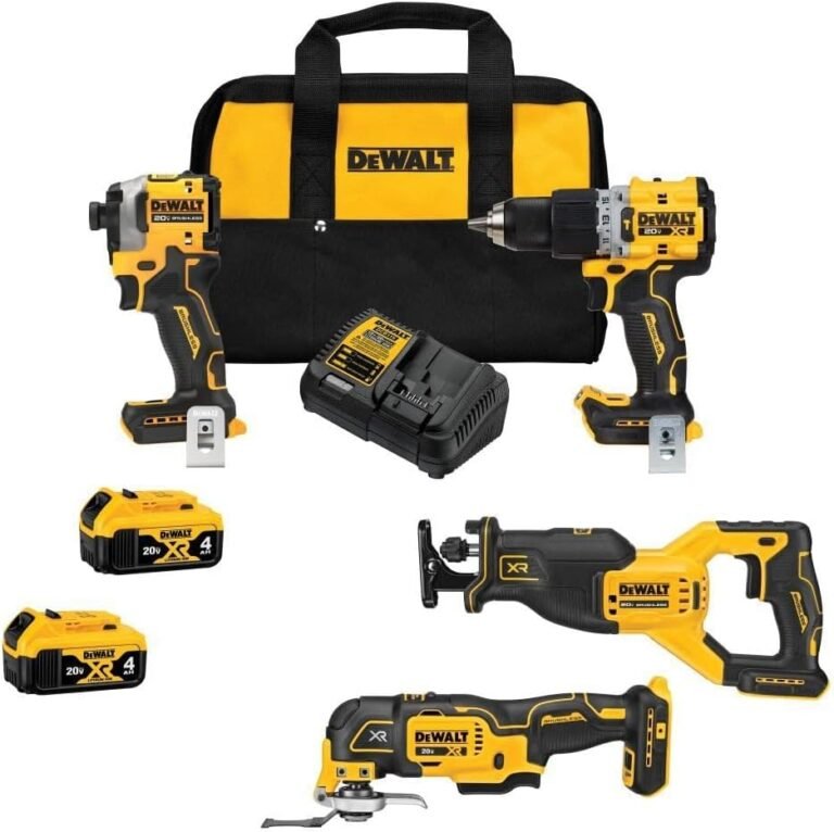 Dewalt 20V Max Brushless 4-Tool Combo Kit Review