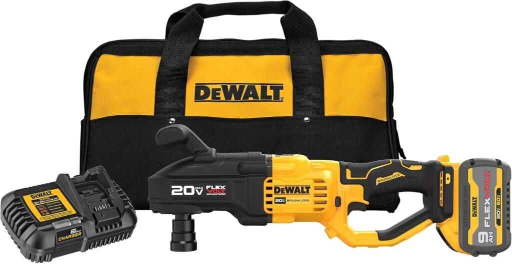 DEWALT 20V MAX Brushless Cordless 7/16 in. Compact Quick Change Stud and Joist Drill Kit with FLEXVOLT Battery and Charger Included (DCD445X1)