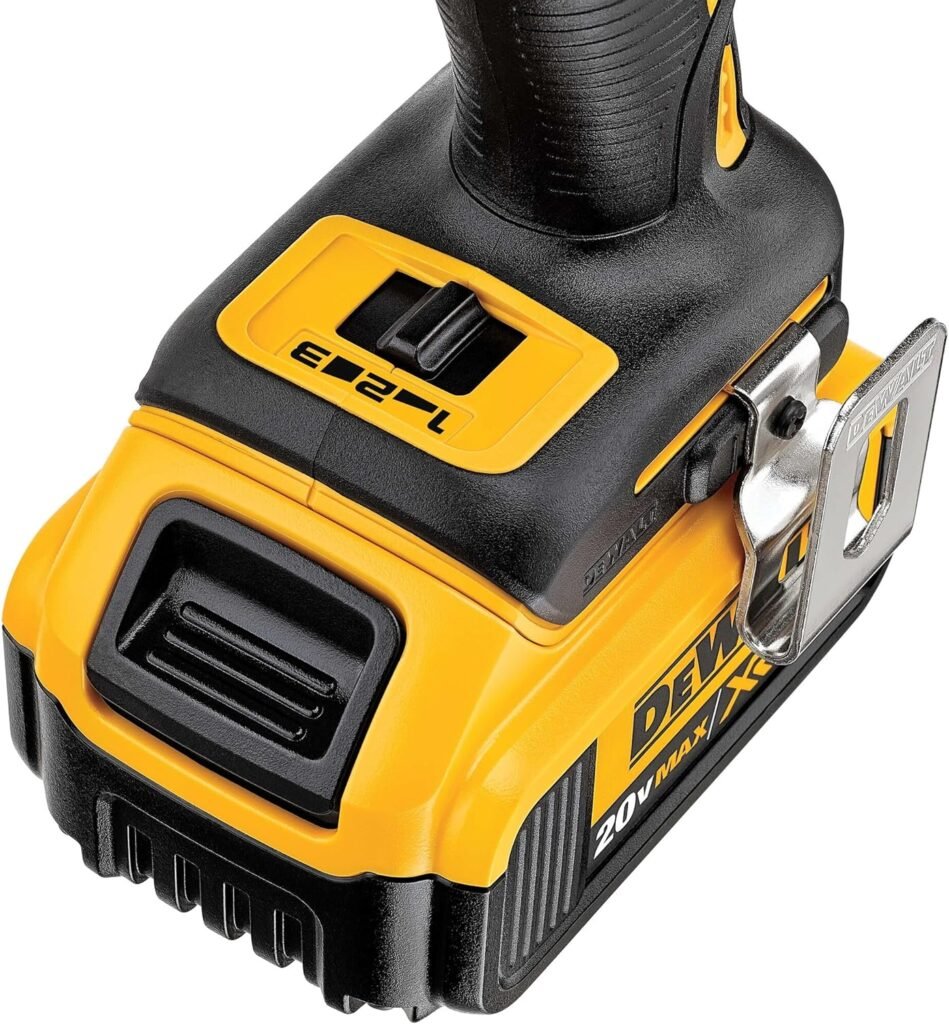 DEWALT 20V MAX Impact Driver, Cordless, 3-Speed, 2 Batteries and Charger Included (DCF845P2)