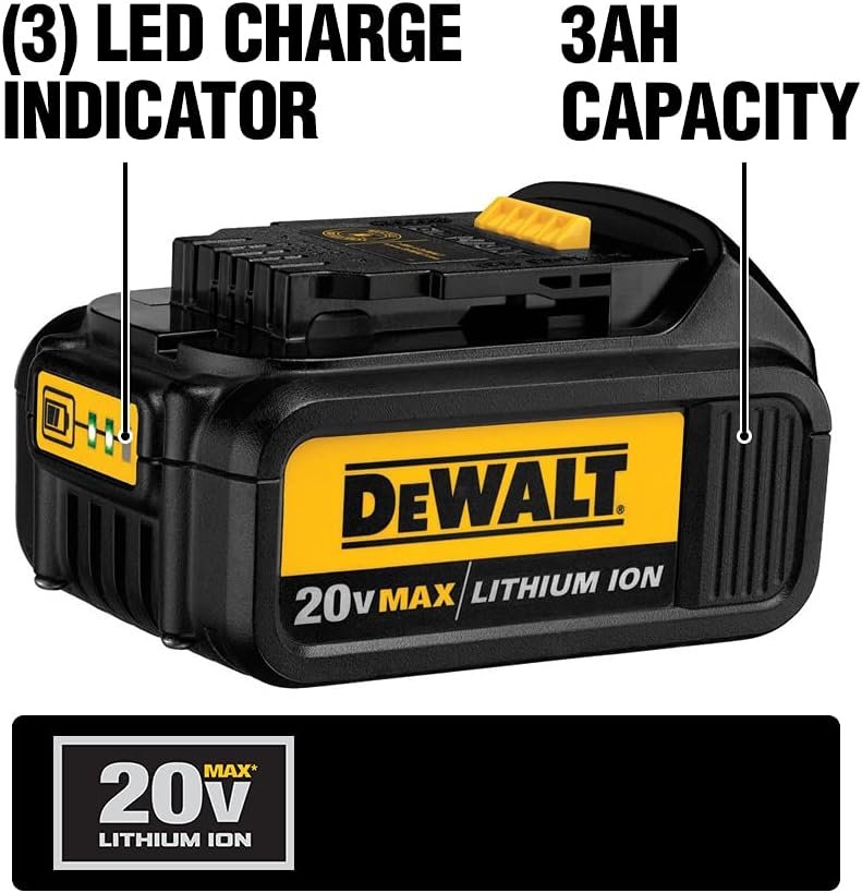 DEWALT 20V MAX* Impact Driver Kit with 1 Battery, 1/4-Inch (DCF885L1)