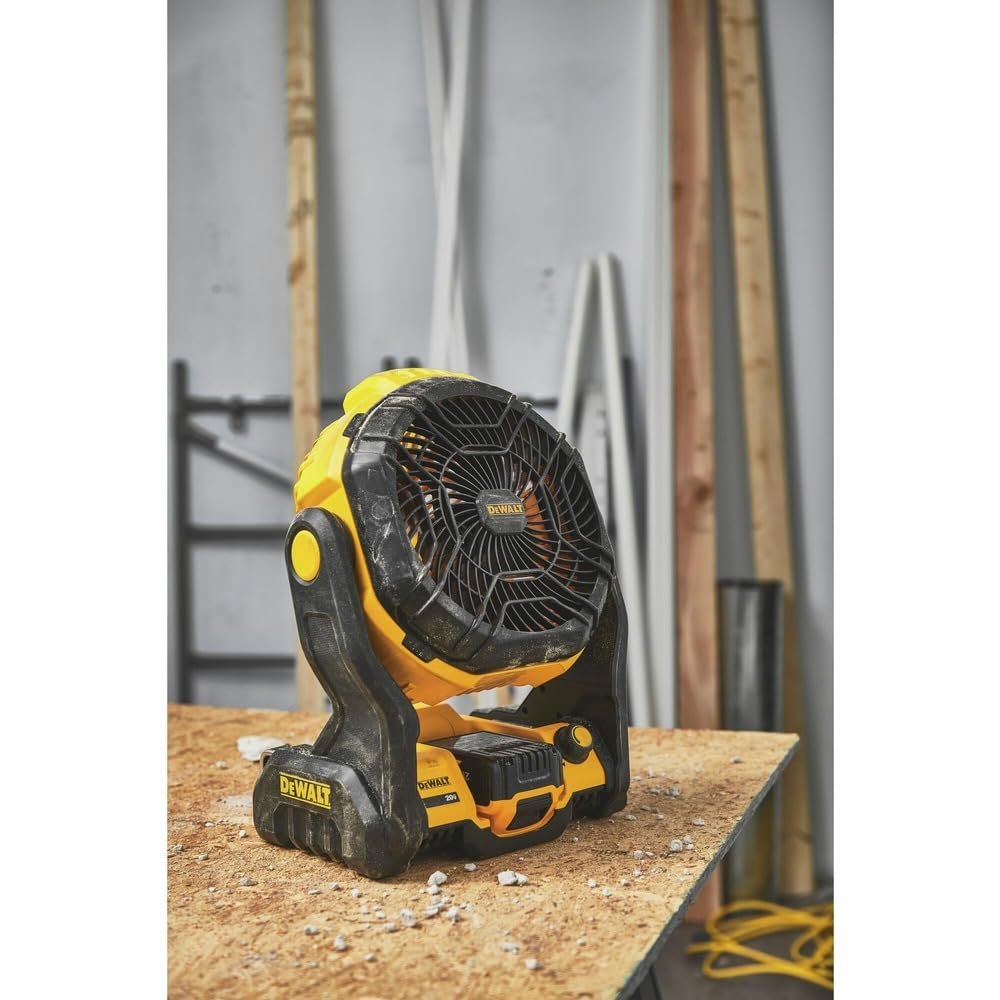 DEWALT 20V MAX Jobsite Fan, Cordless, Portable, Bare Tool Only (DCE512B)