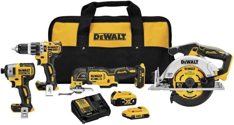 DEWALT 20V MAX* XR® Brushless 4-Tool Combo Kit Review