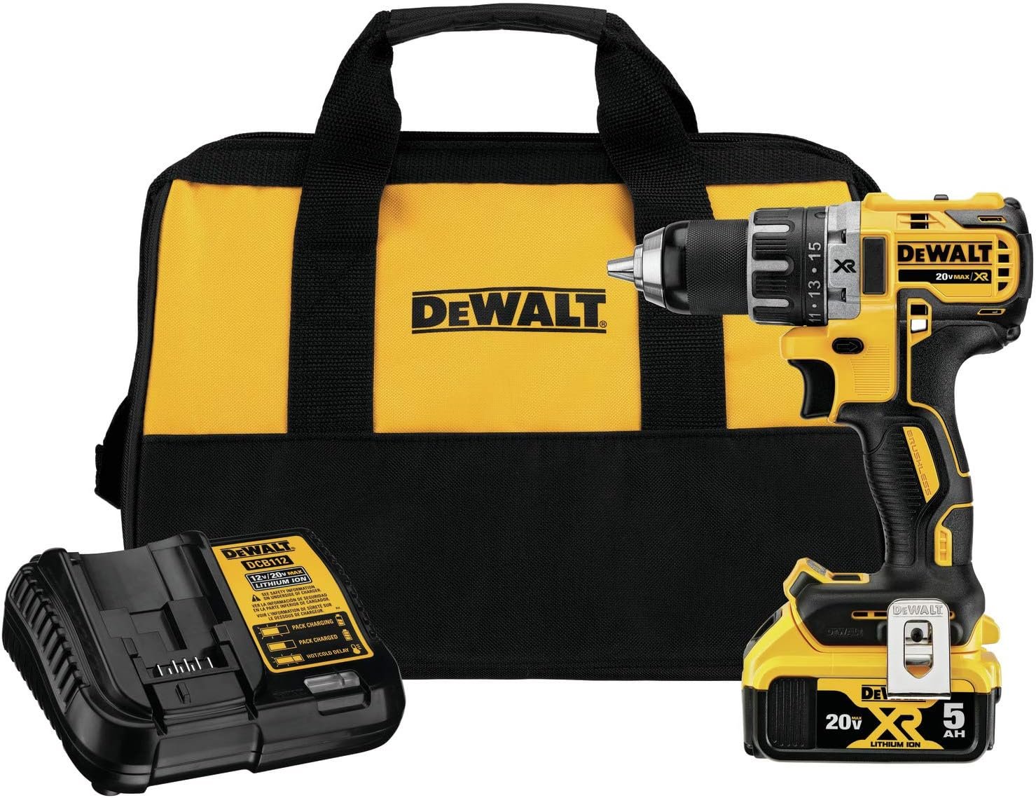 DEWALT 20V MAX* XR Cordless Drill, 1/2-Inch (DCD791P1)
