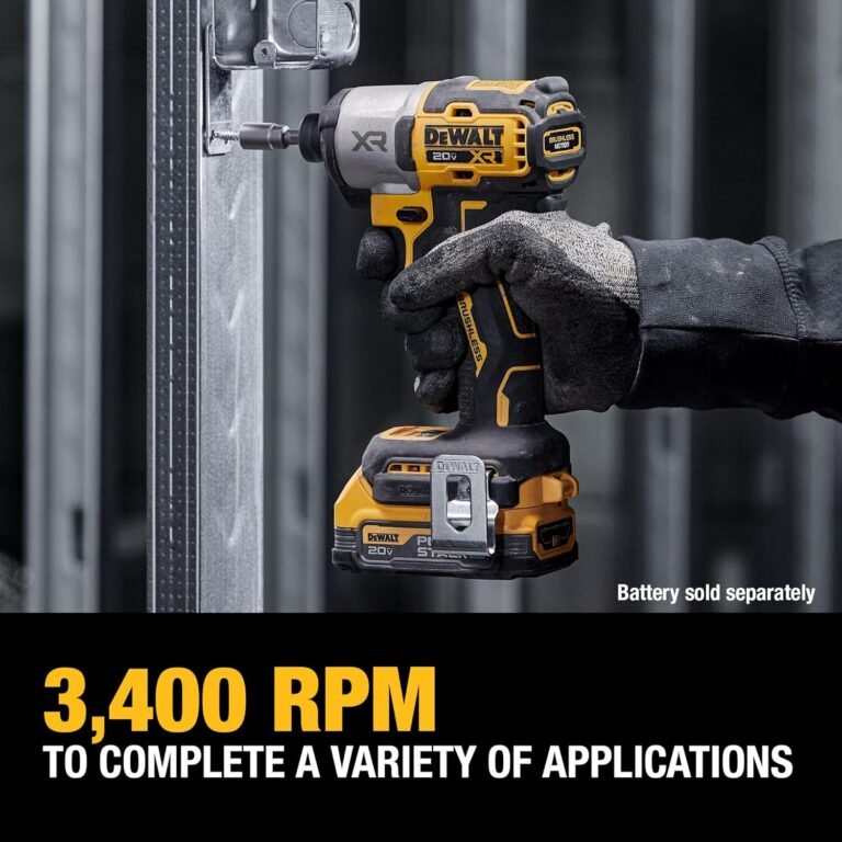 DEWALT 20V MAX XR Impact Driver, Brushless Review