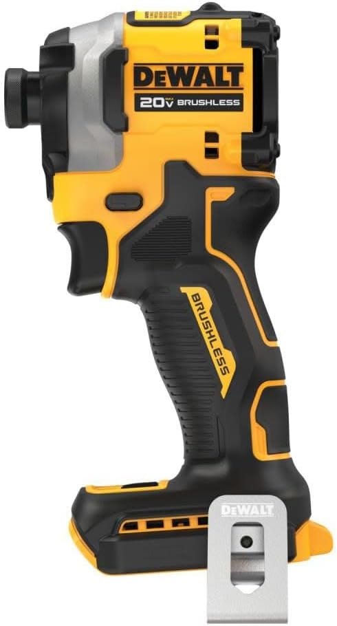 DEWALT ATOMIC 20V MAX* 1/4 in. Brushless Cordless 3-Speed Impact Driver one-pack Bare Tool (1pack ATOMIC 20V MAX Brushless 1/4 in. 3Speed Drive)
