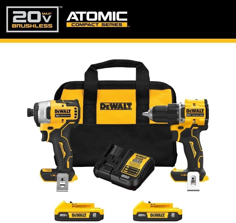 Dewalt Atomic 20V Max Brushless 2-Tool Combo Kit