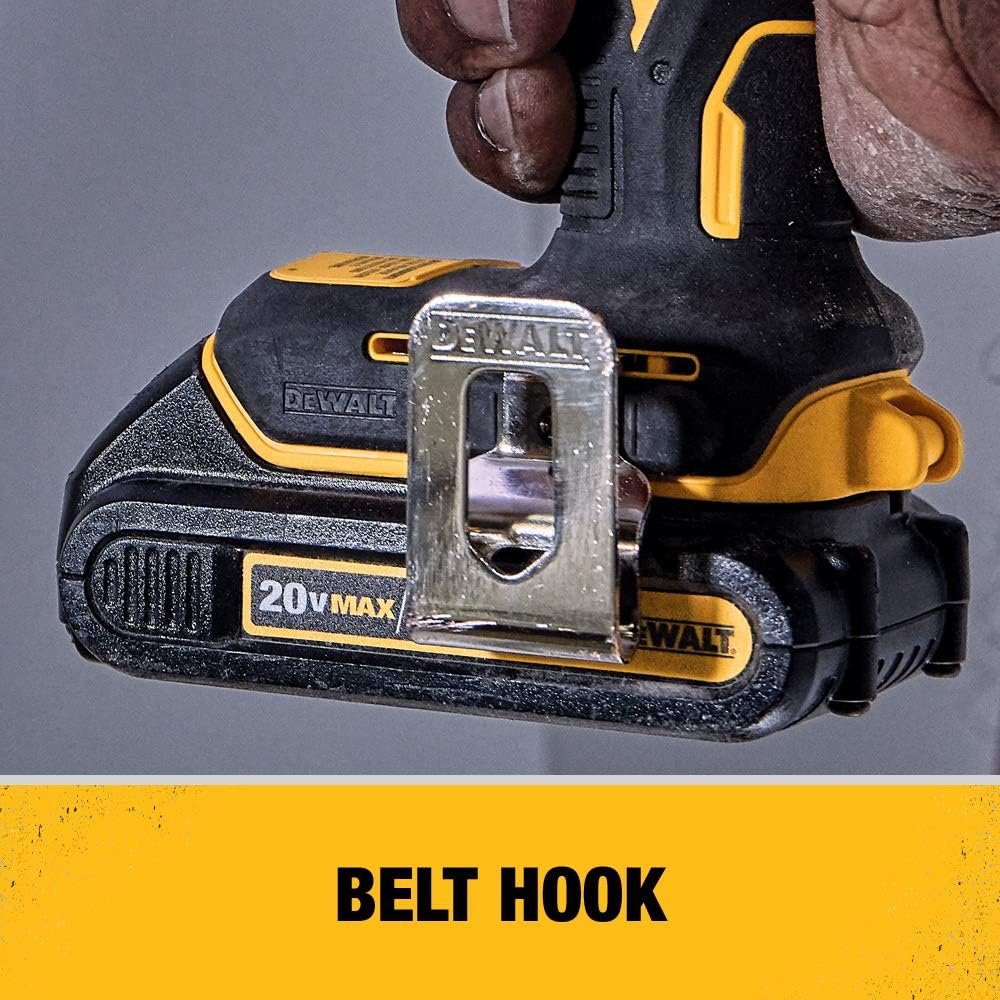 DEWALT ATOMIC 20V MAX* Cordless Drill Combo Kit, Compact (DCK278C2)