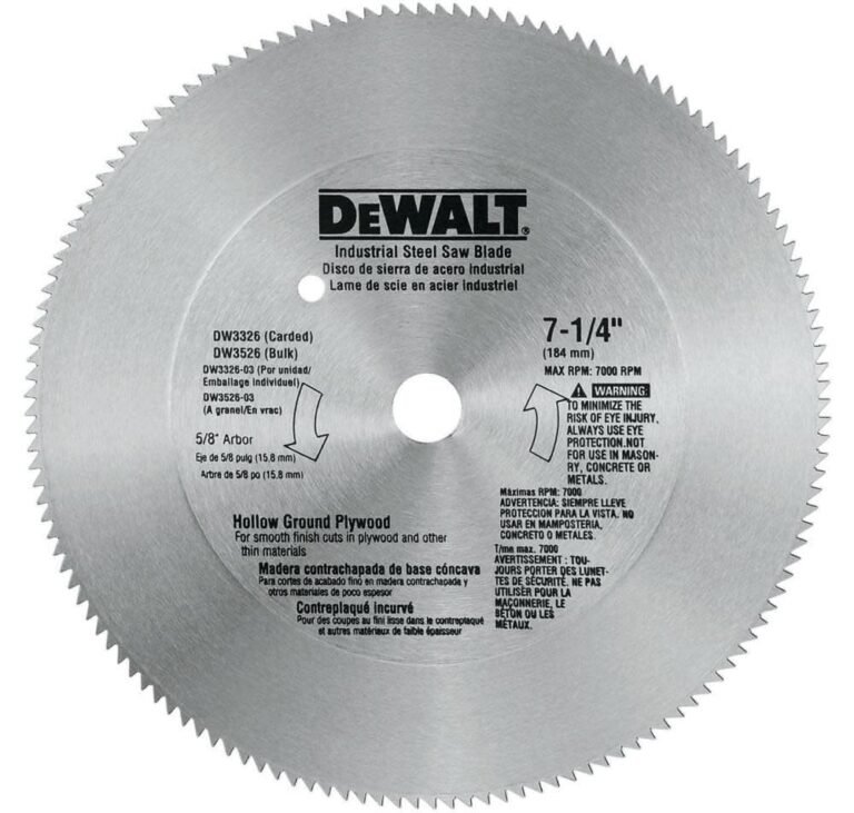 DEWALT Circular Saw Blade DW3326 Review