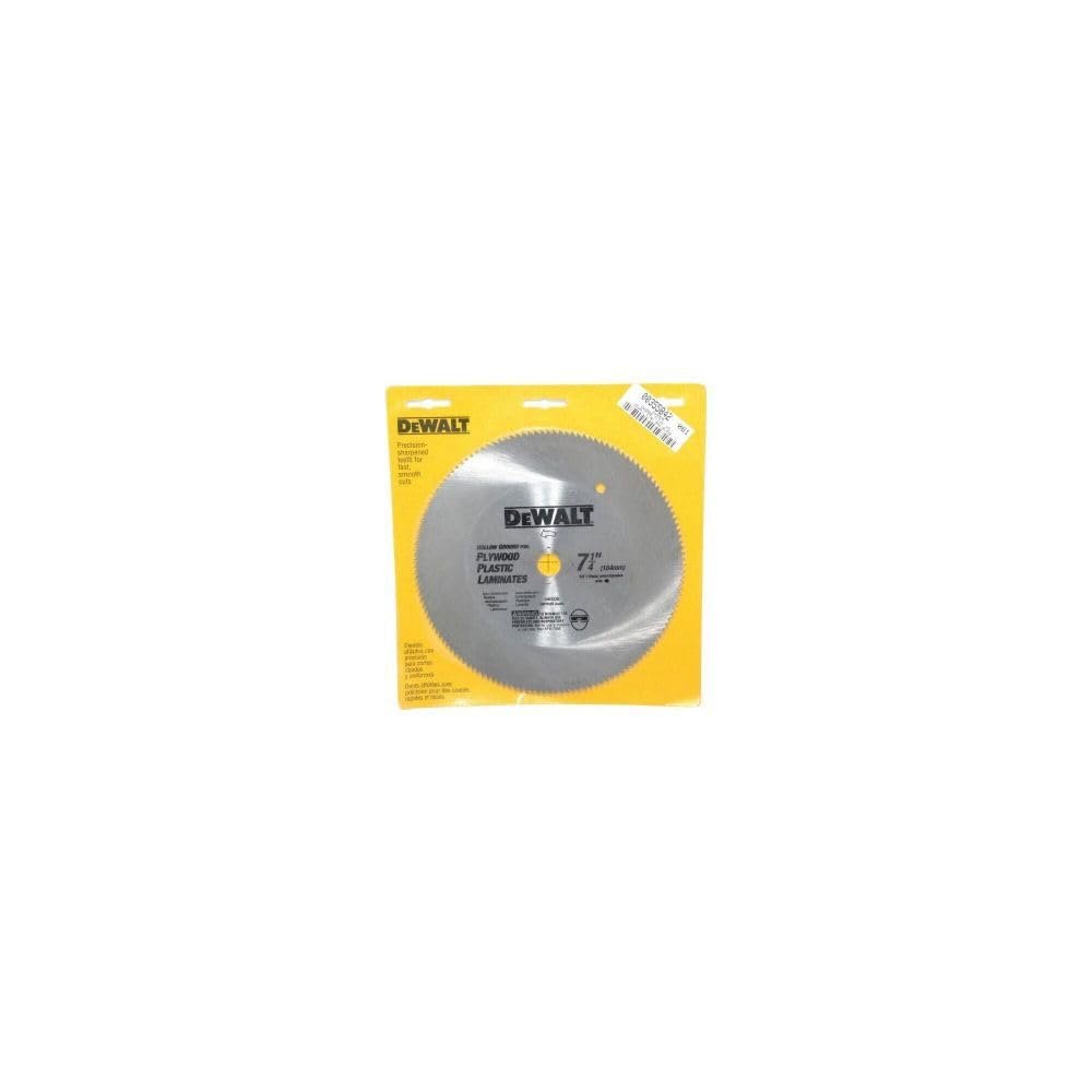 DEWALT Circular Saw Blade, 7 1/4 Inch, 140 Tooth, Wood Cutting (DW3326)