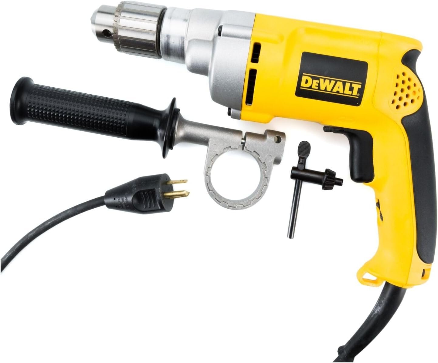 DEWALT Corded Drill, 7.8-Amp, 1/2-Inch, Variable Speed Reversible (DW235G), Yellow