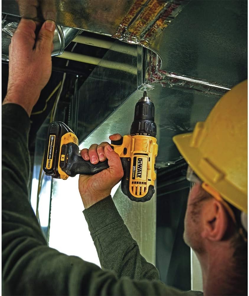 Dewalt DCD771C2R 20V MAX Cordless Lithium-Ion 1/2 in. Compact Drill Driver Kit (Renewed)