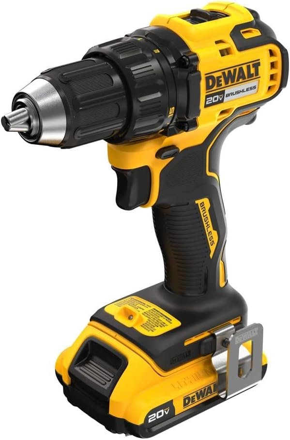 Dewalt DCD793D1 20V MAX Brushless 1/2 in. Cordless Compact Drill Driver Kit