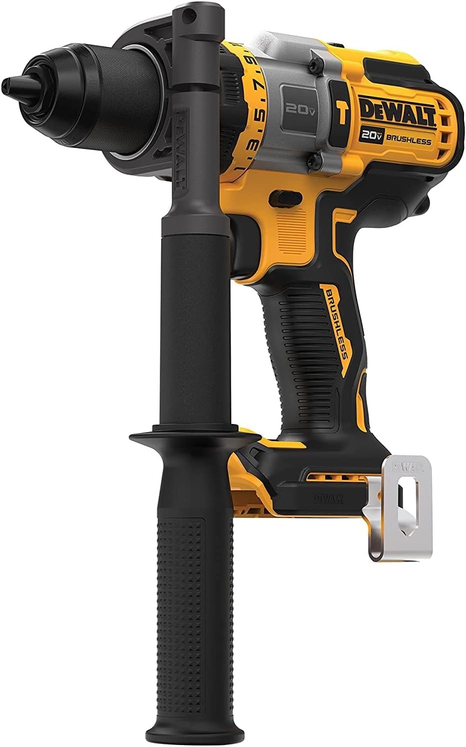 Dewalt DCD999BR 20V MAX Brushless Lithium-Ion 1/2 in. Cordless Hammer Drill Driver with FLEXVOLT ADVANTAGE (Tool Only) (Renewed)