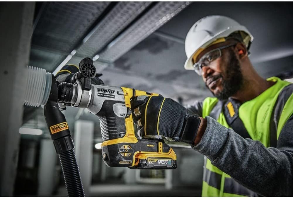 DEWALT DCH172E2 20V MAX Brushless 5/8 in. Cordless ATOMIC SDS PLUS Rotary Hammer Kit (1.7 Ah)