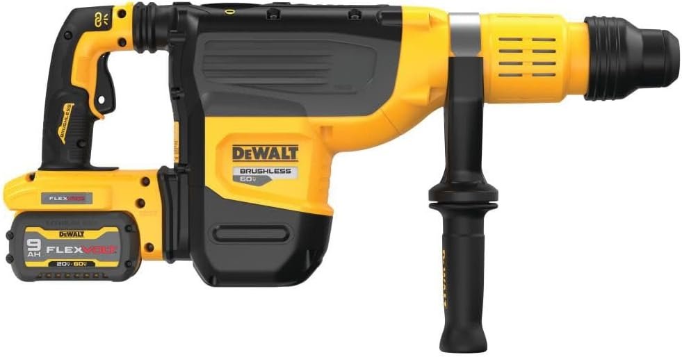 DEWALT DCH775X2 60V MAX* 2 In. Brushless SDS MAX Combination Rotary Hammer Kit