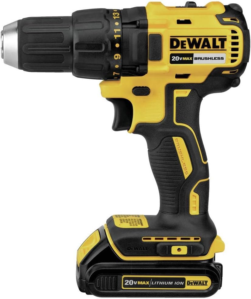 Dewalt DCK277C2R 20V MAX 1.5 Ah Cordless Lithium-Ion Compact Brushless Drill and Impact Driver Combo Kit (Renewed)