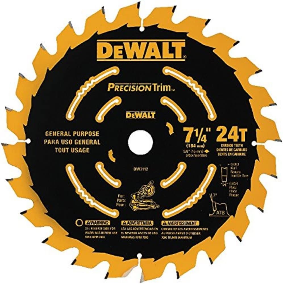 DEWALT DW7116PT 60T Miter Saw Blade Review