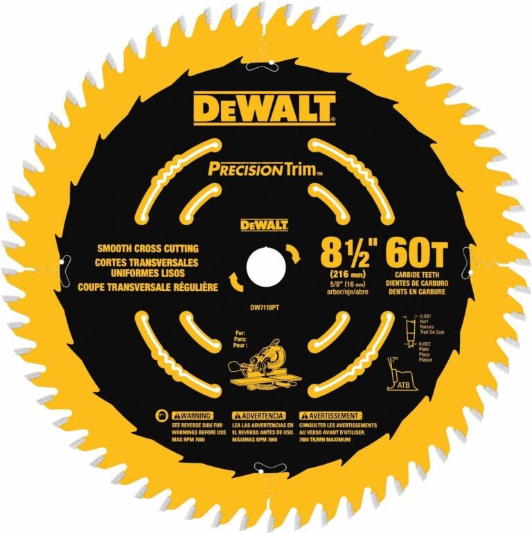 DEWALT DW7118PT Saw Blade Review