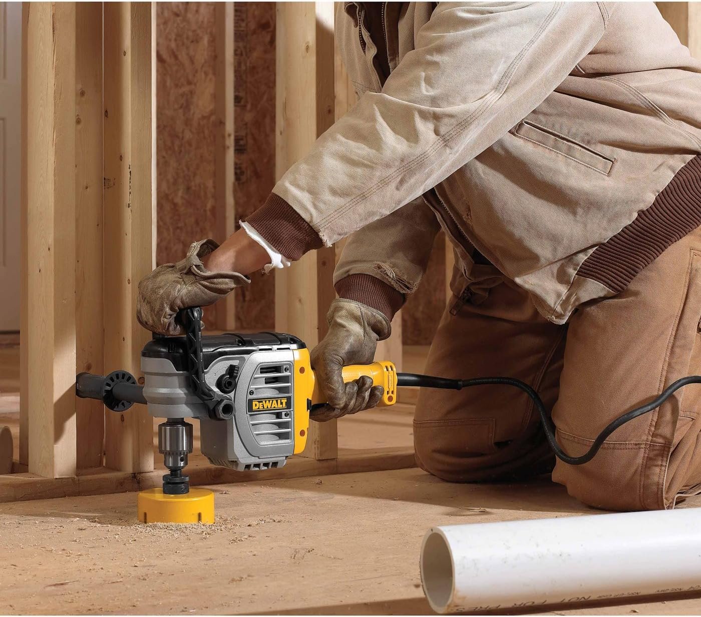 DEWALT DWD450 VSR Stud and Joist Drill with Clutch, 1/2-Inch