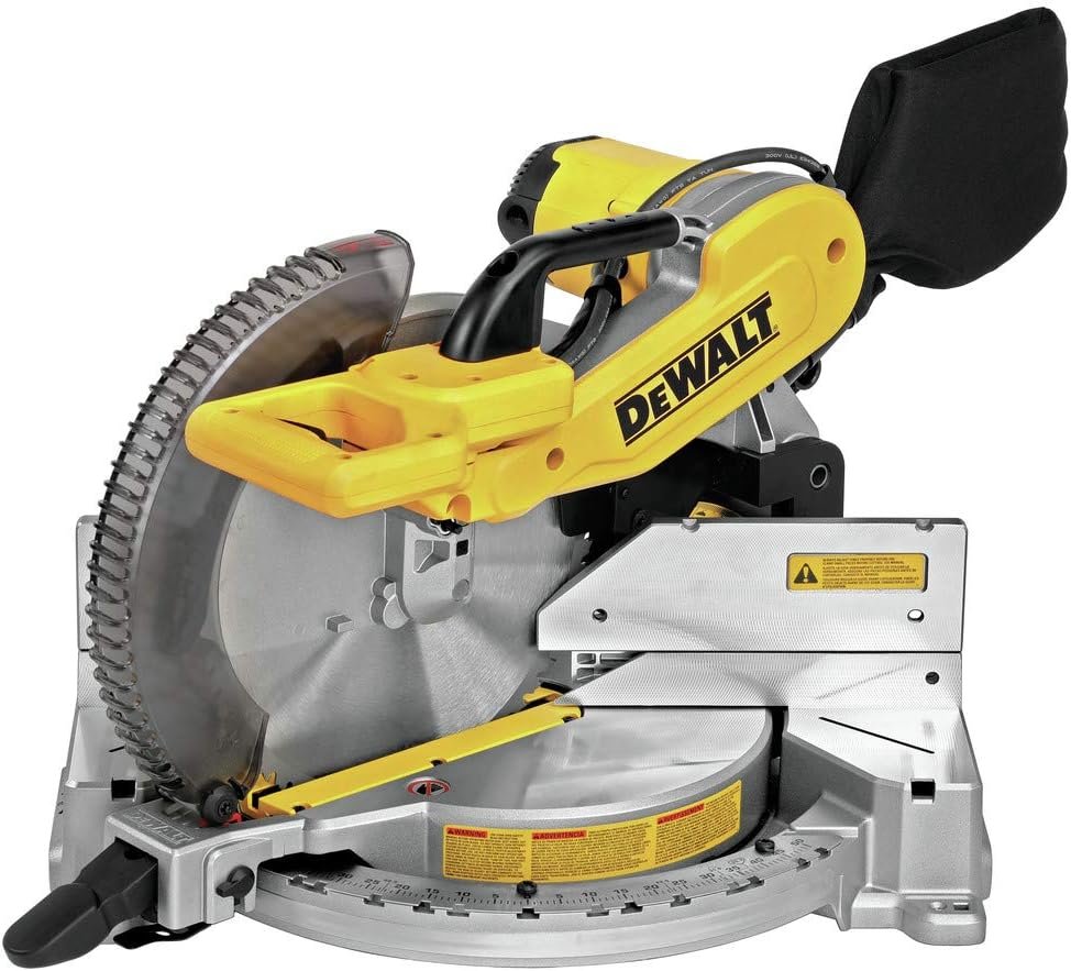 Dewalt DWS716R 15 Amp Double-Bevel 12 in. Electric Compound Miter Saw (Renewed)