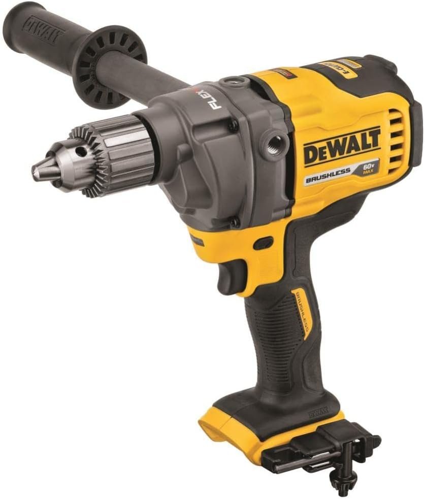 DEWALT FLEXVOLT 60V MAX* Cordless Drill For Concrete Mixing, E-Clutch System, Tool Only (DCD130B)
