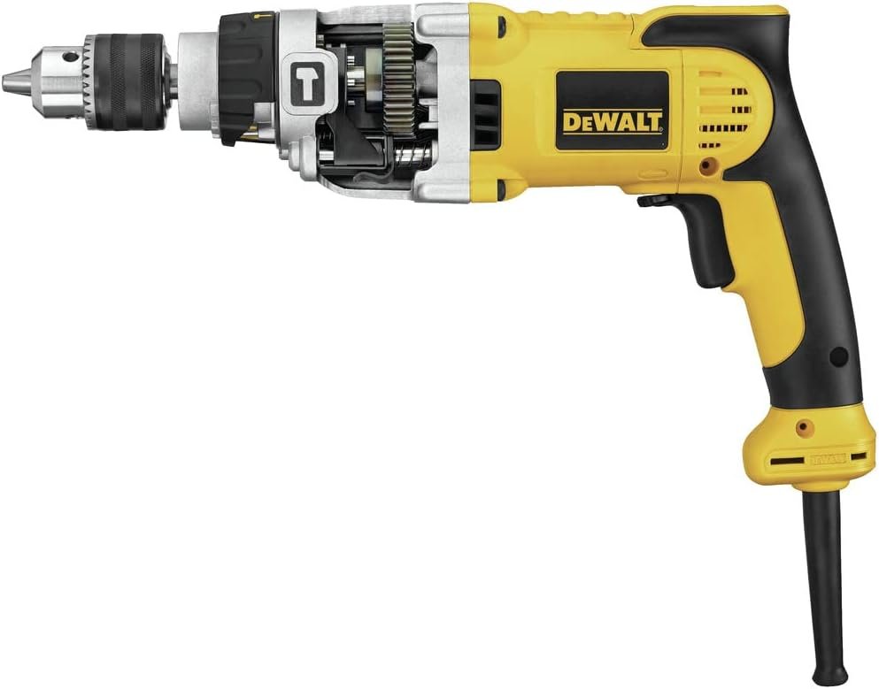 DEWALT Hammer Drill, 1/2-Inch, 10-Amp, Pistol Grip (DWD520)