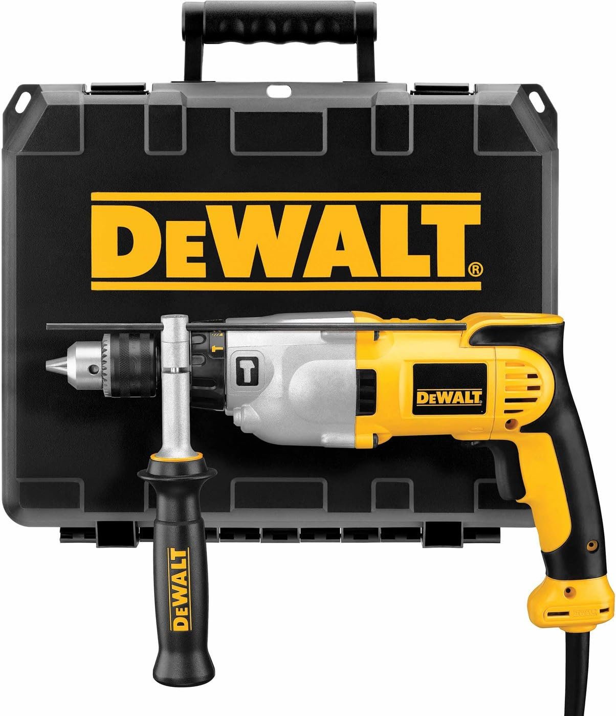 DEWALT Hammer Drill Kit, 1/2-Inch, 10-Amp, Pistol Grip (DWD520K )