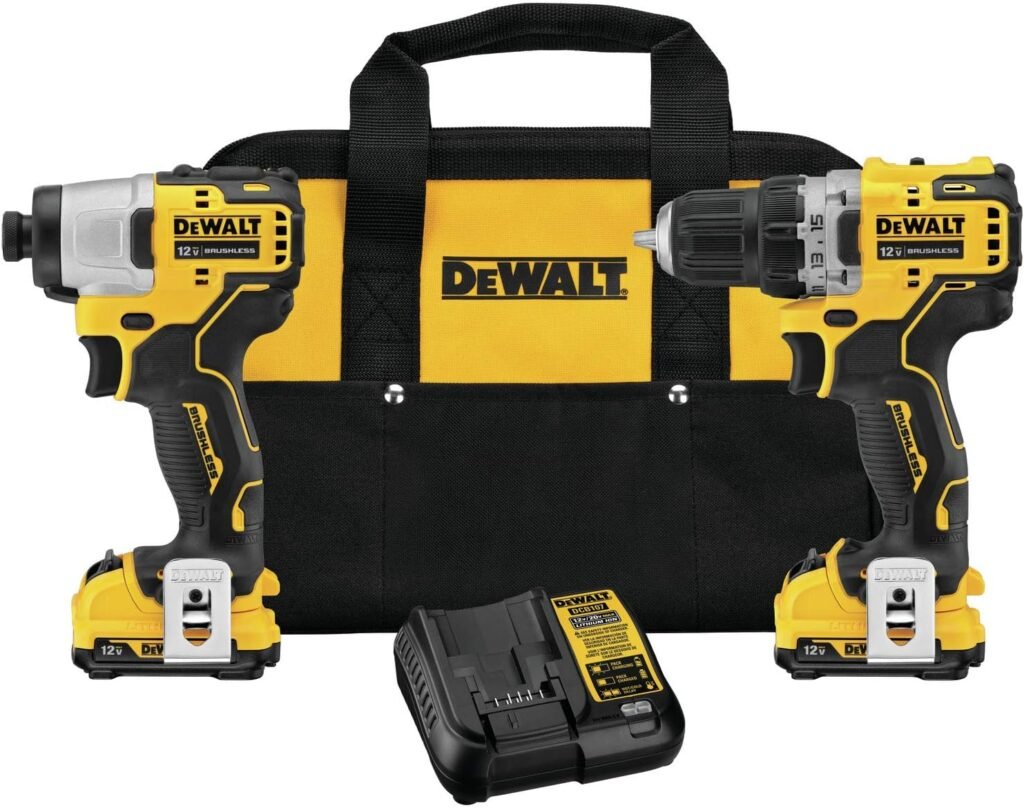 DEWALT XTREME 12V MAX* Cordless Drill Combo Kit (DCK221F2)