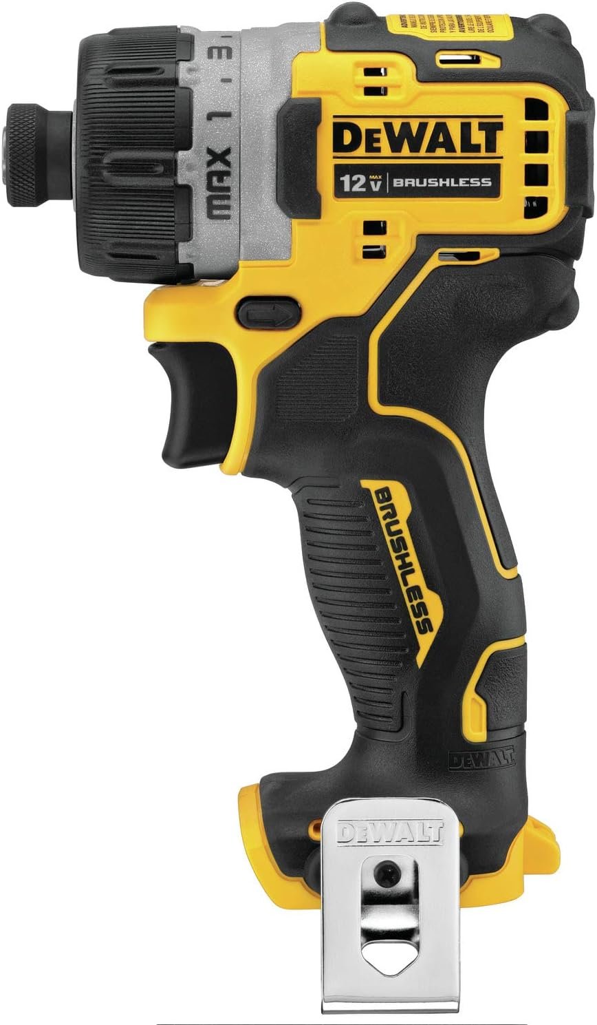 DEWALT XTREME 12V MAX* Cordless Screwdriver, 1/4-Inch, Tool Only (DCF601B)