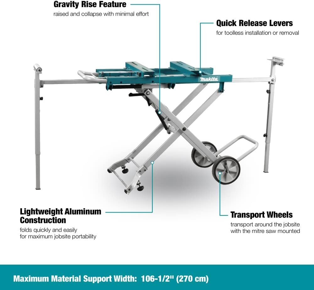 Makita WST05 Portable Rise Miter Saw Stand