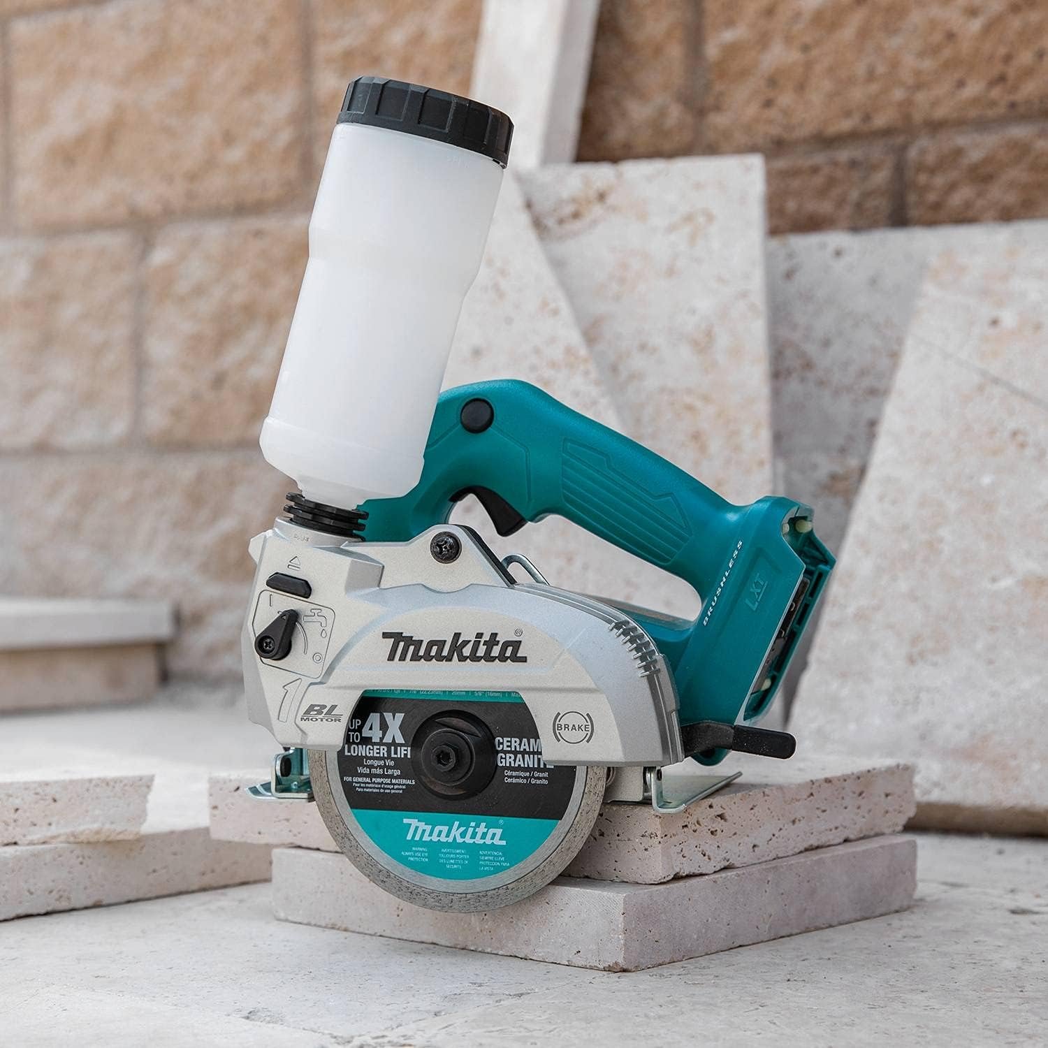 Makita XCC01Z 18V LXT® Lithium-Ion Brushless Cordless 5 Wet/Dry Masonry Saw, AWS® Capable, Tool Only