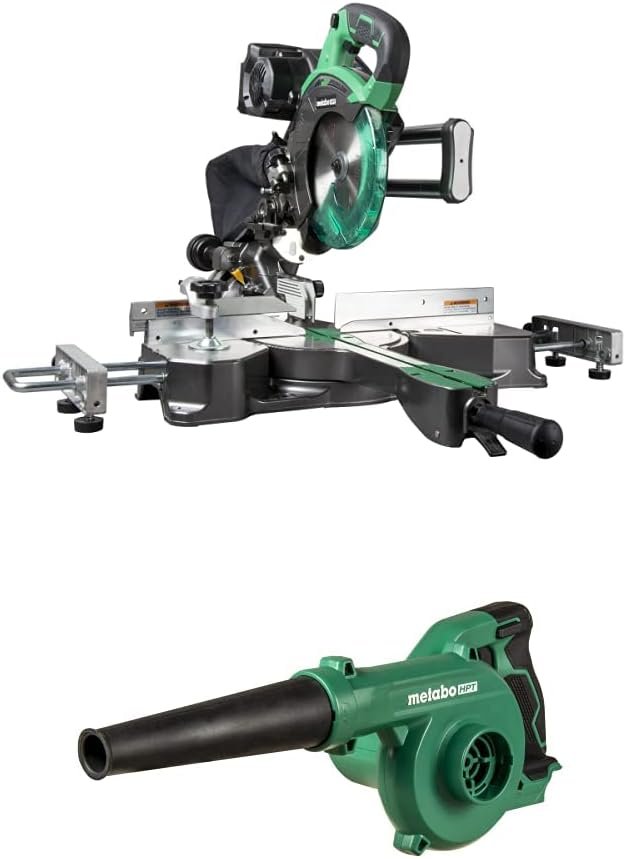 Metabo HPT 36V MultiVolt™ Sliding Miter Saw (Tool Only) w/MultiVolt™ AC Adapter