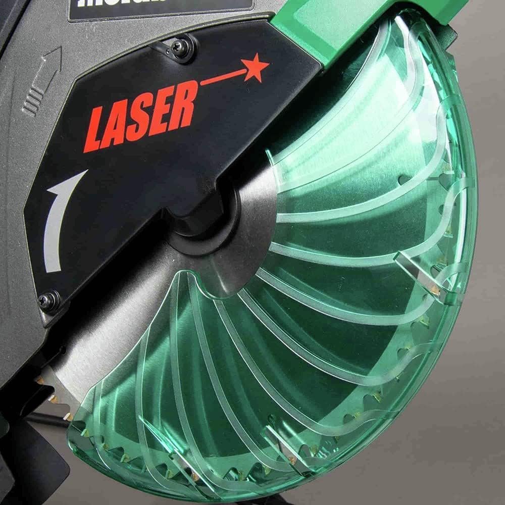 Metabo HPT Sliding Compound Miter Saw | 12-Inch Blade | Double Bevel | Laser Marker | 15-Amp Motor | 5 Year Warranty | C12RSH2S