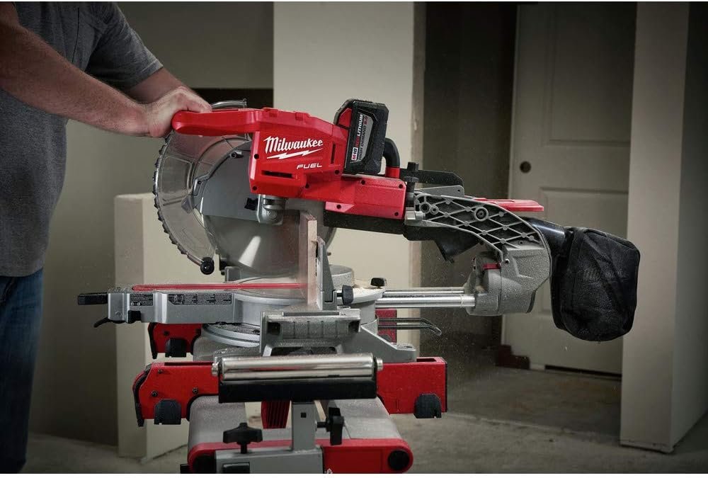 MILWAUKEE ELECTRIC TOOL 2734-21HD M18 Fuel, Dual Bevel, Sliding, Compound Miter Saw, 10