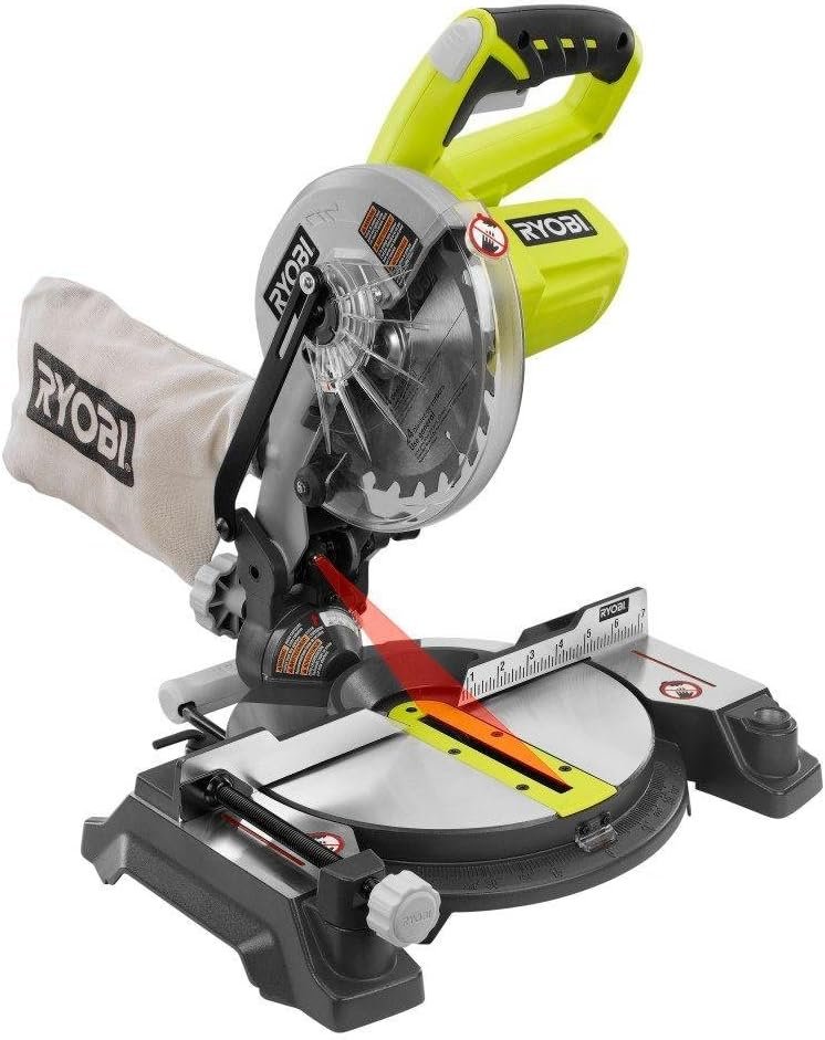 Ryobi 18-Volt ONE+ 7-1/4 in. Cordless Miter Saw - P551 (Tool Only)