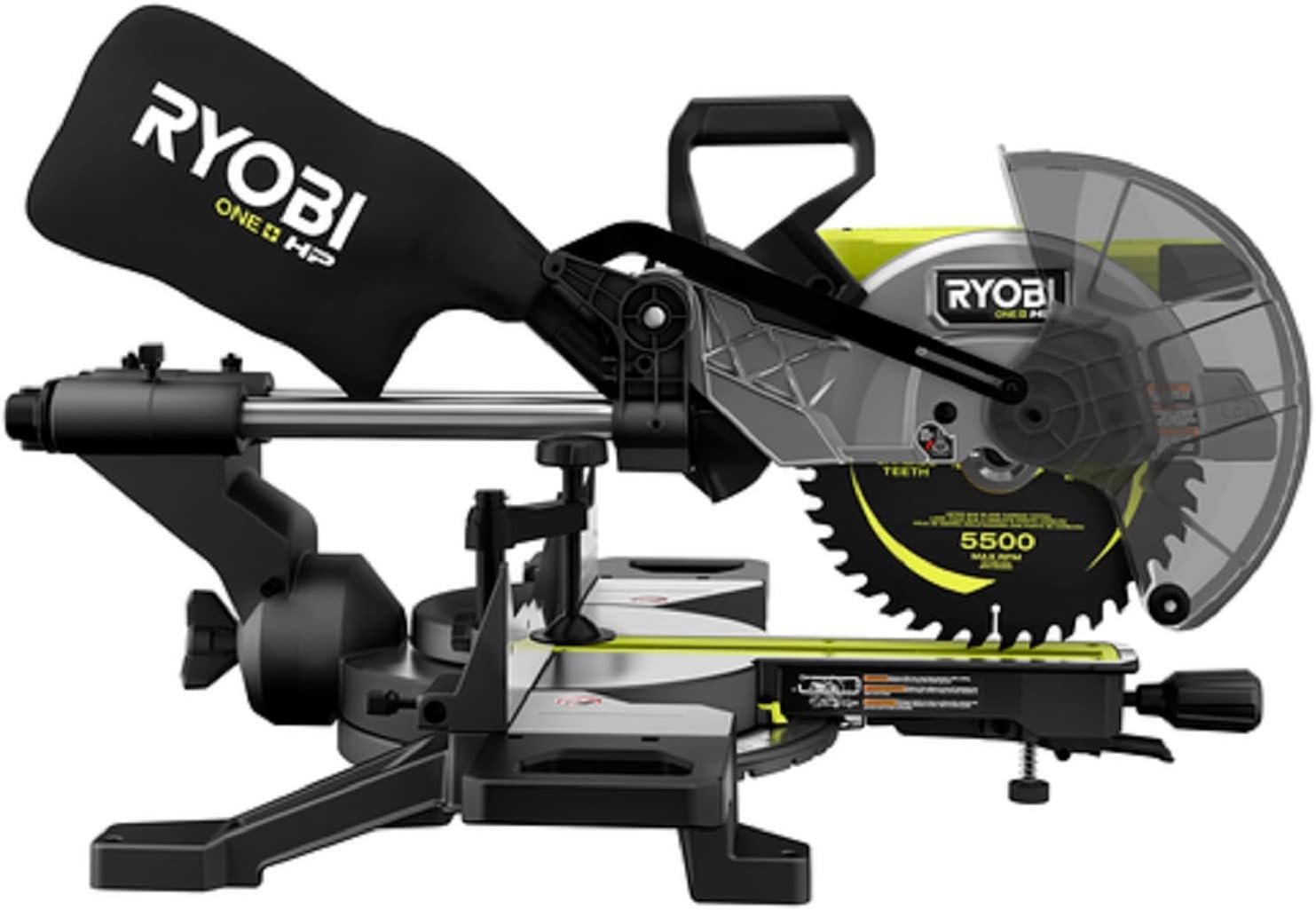 RYOBI 18V ONE+ HP BRUSHLESS 10 SLIDING COMPOUND MITER SAW (Renewed)