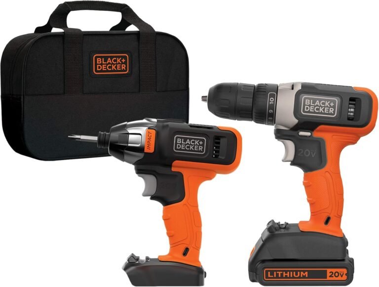 Stanley Black & Decker Cordless Drill Impact Driver Combo Kit Review