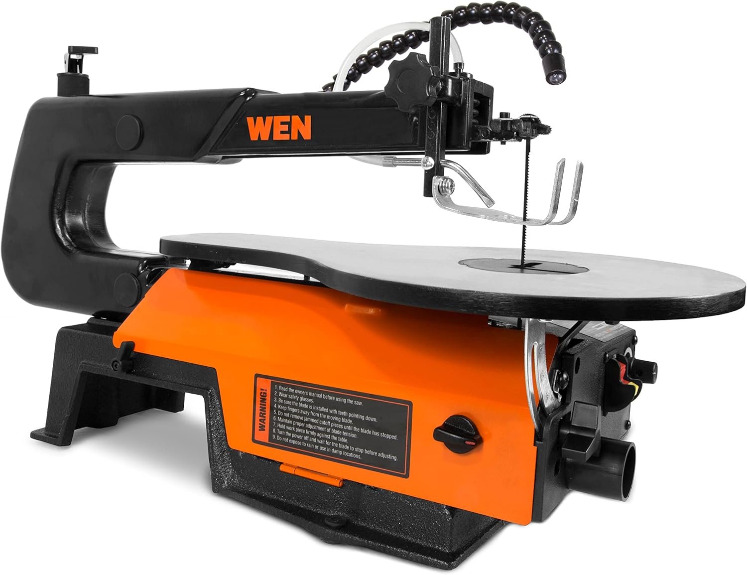 WEN Variable Speed Scroll Saw, 16-Inch with Work Light and Easy Access Blade Changes (3923) WEN Variable Speed Scroll Saw, 16-Inch with Work Light and Easy Access Blade Changes (3923)